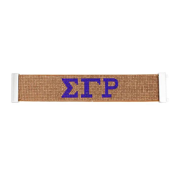 Sigma Gamma Rho Rhinestone Magnetic Bracelet