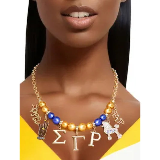 Lightweight Sigma Gamma Rho Necklace