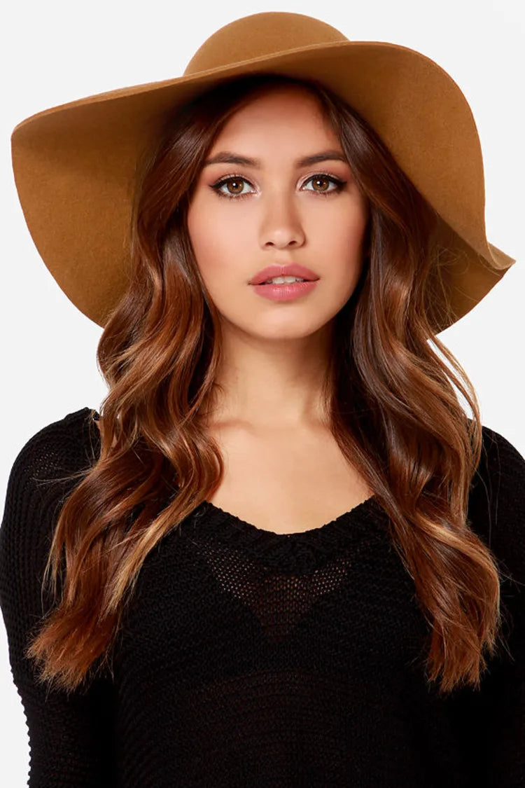 Carmel Floppy Wool Hat