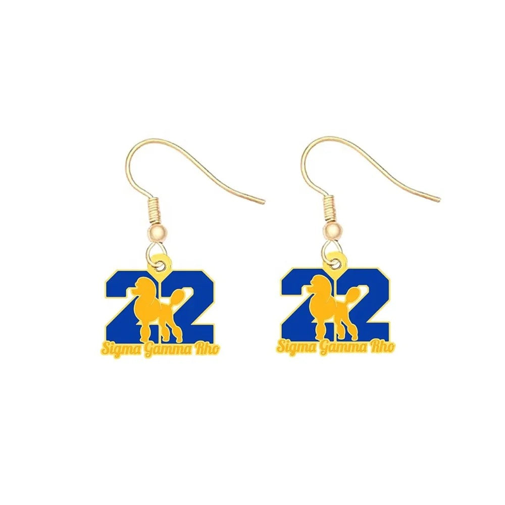 Sigma Gamma Rho earrings