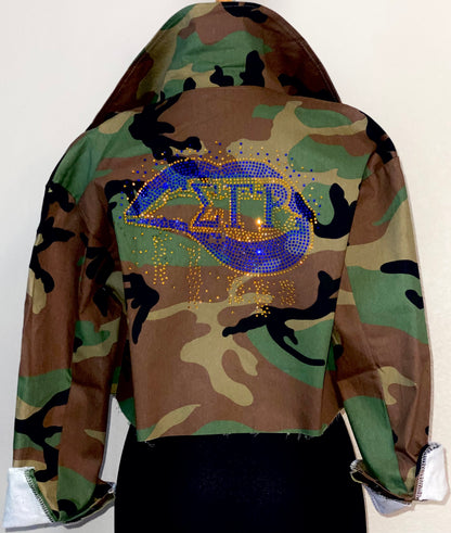 Sigma Gamma Rho crop jacket