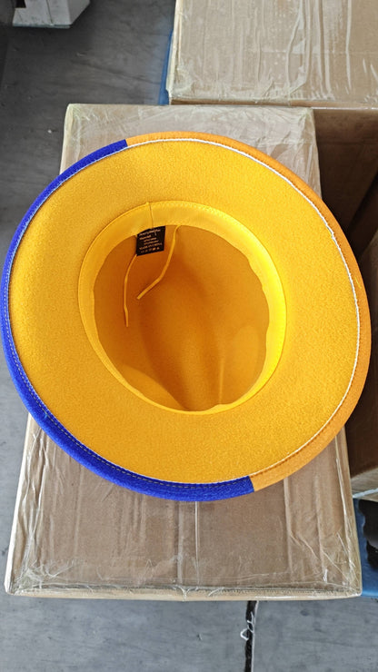 Custom designed Two tone Fedora hat