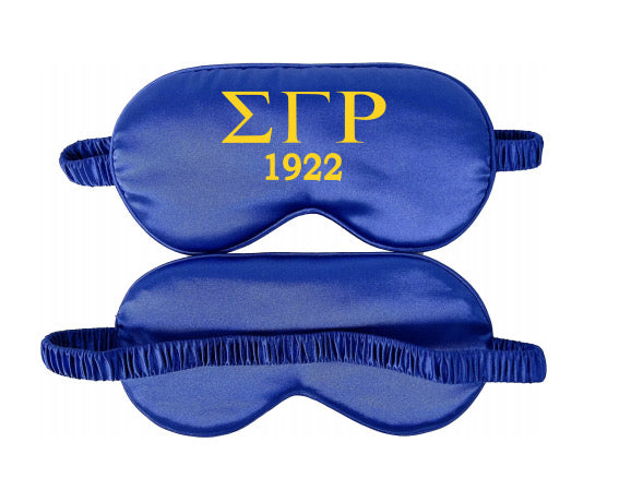 Sigma Gamma Rho Eye mask