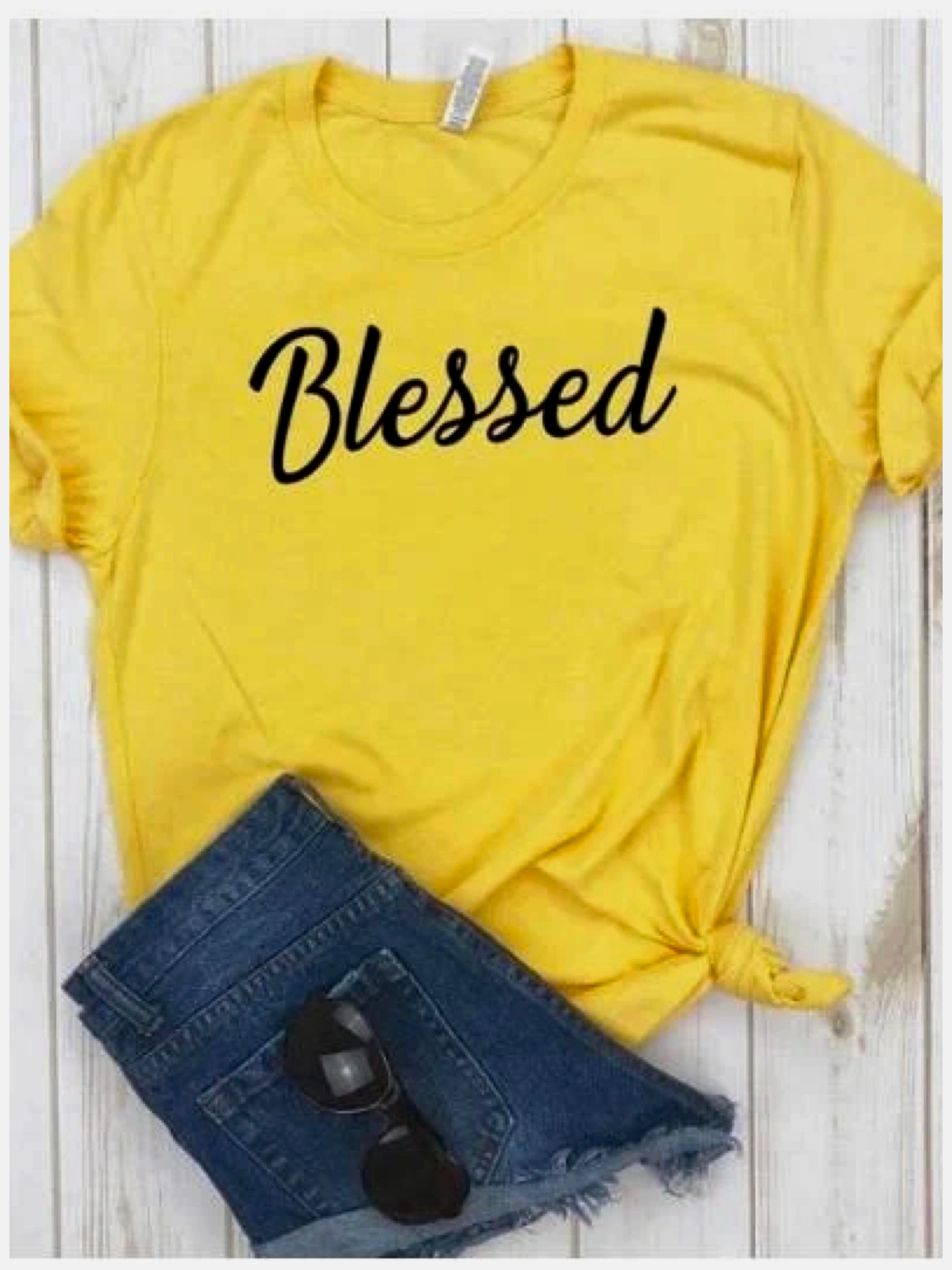 Blessed T Shirt Acedeuce A Twist In Boutique Styling