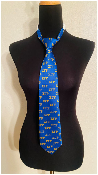 Sigma Gamma Rho prep tie look