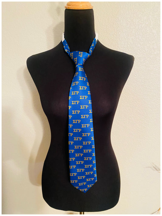 Sigma Gamma Rho prep tie look