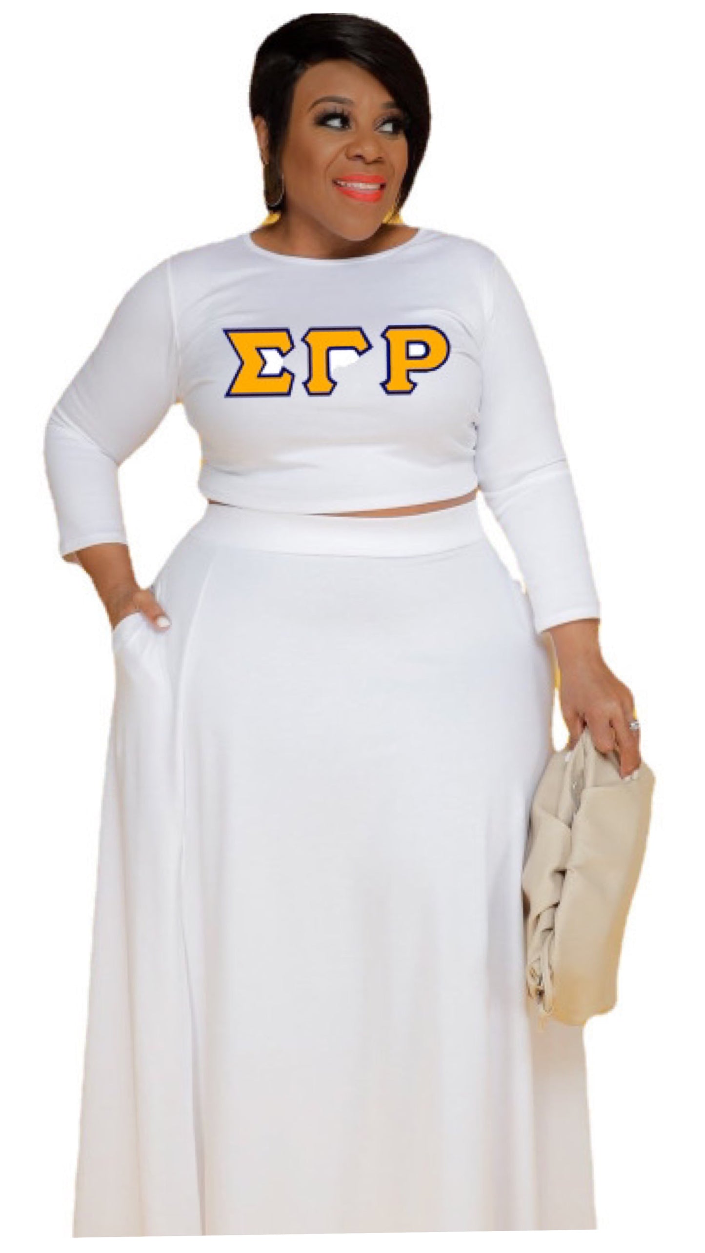 Sigma Gamma Rho two piece set