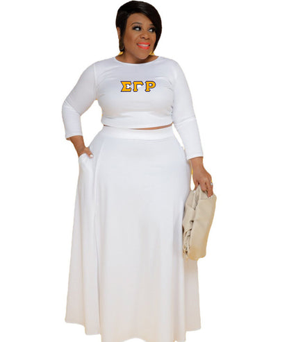 Sigma Gamma Rho two piece set