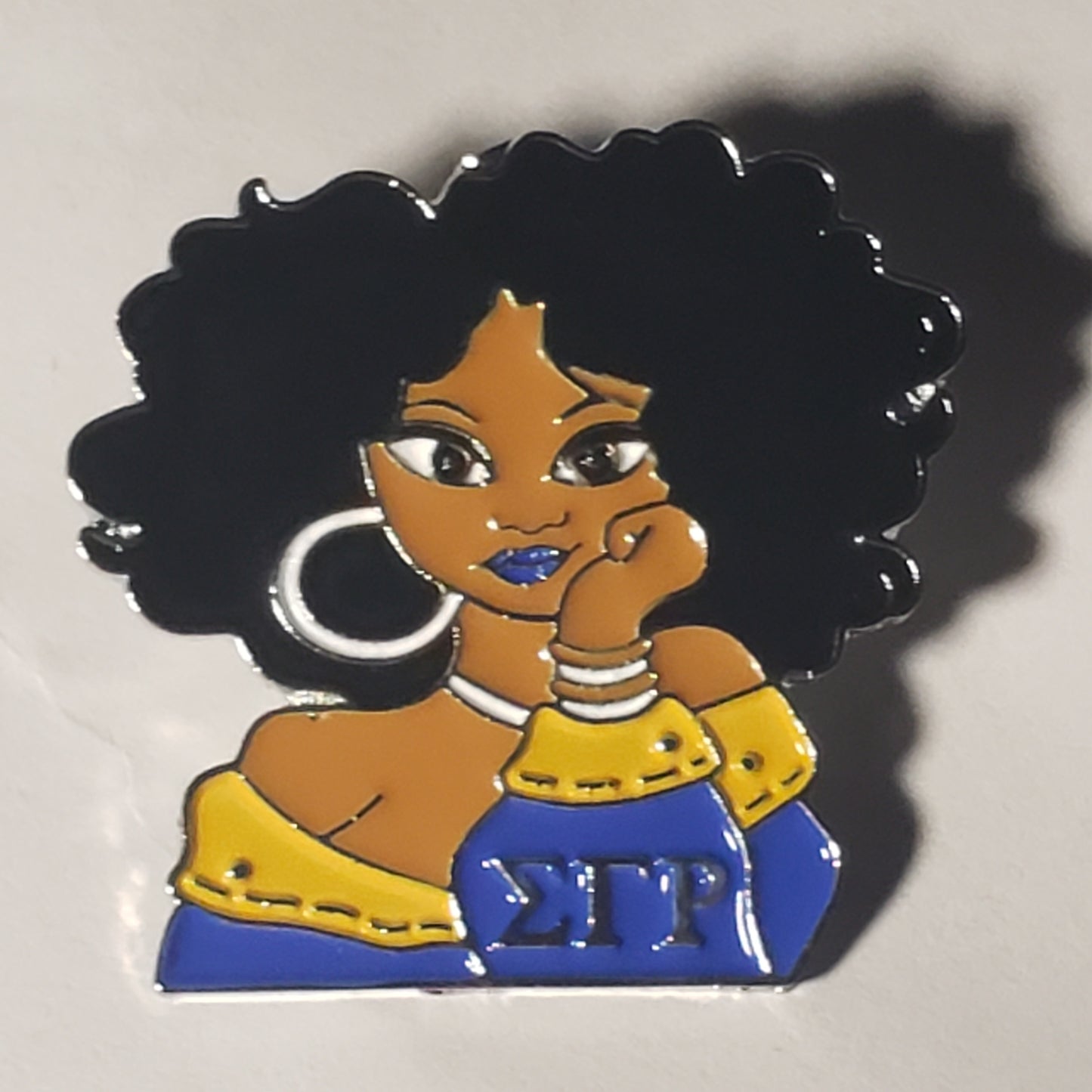 SGRho girl pin