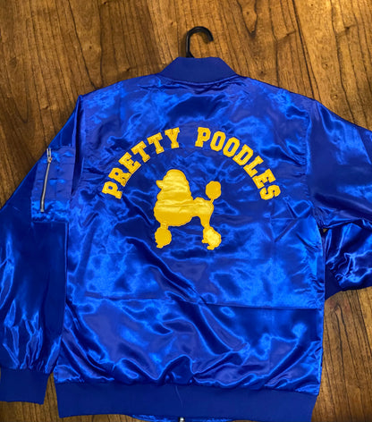 Satin varsity Pretty Poodle Jacket