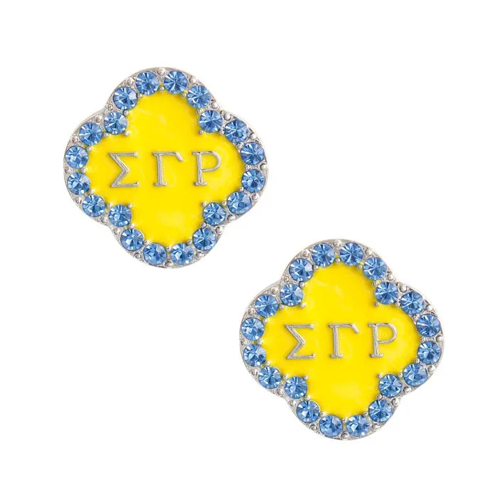 Sigma Gamma Rho Studded earrings