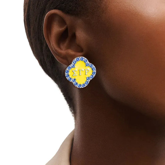 Sigma Gamma Rho Studded earrings