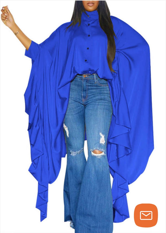 Oversized Blue Shirt