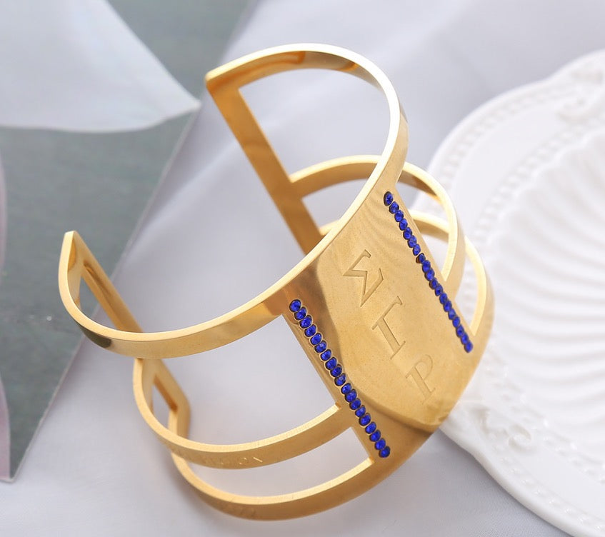 Stainless Steel Sigma Gamma Rho Bracelet