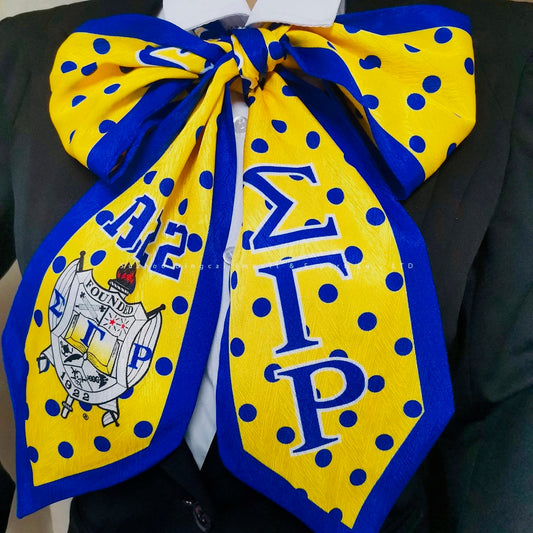 Sigma Gamma Rho scarf/bowtie