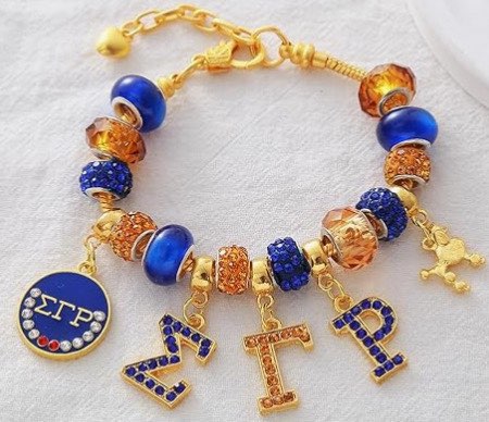 Sigma Gamma Rho Charm Bracelet