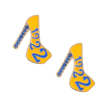 Sigma Gamma Rho Heel Earrings