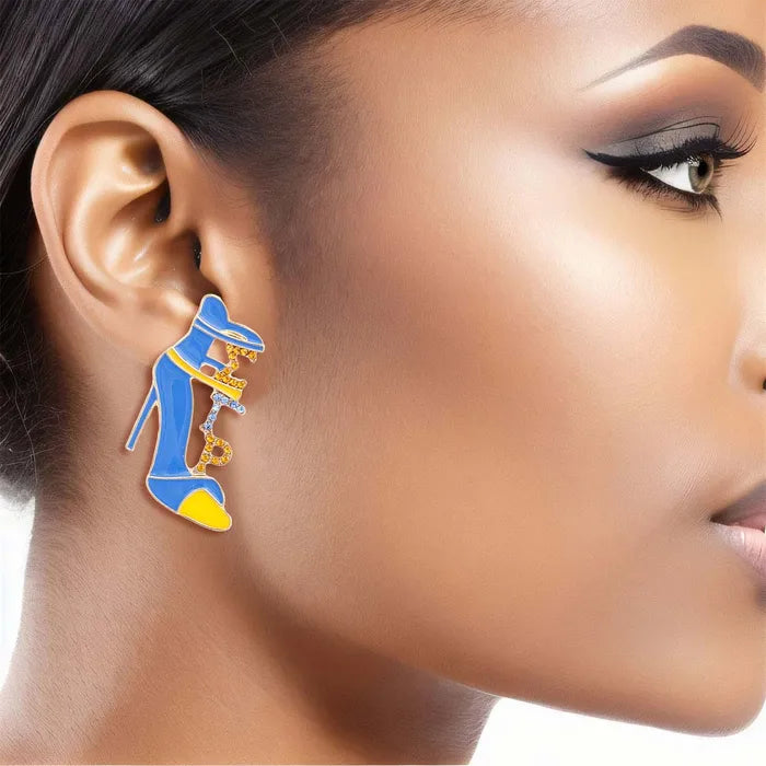 Sigma Gamma Rho Heels earrings