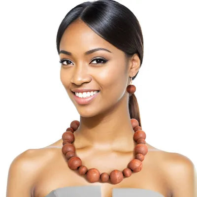 Wood Necklace set